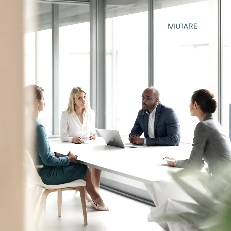 Facilitadora conduzindo um estudo de caso com líderes